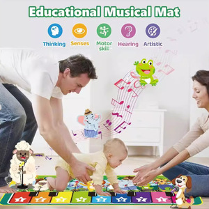 Tappetino Musicale per Bambini con Tastiera Piano, Tappeto da Ballo, Coperta con Animali, Tappetino Interattivo - Product Image 4
