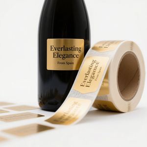 Logotipo de marca personalizado, adhesivo impermeable, pegatina transparente, Impresión de vinilo, pegatina para embalaje de alimentos - Product Image 5