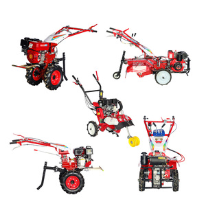 Mini motoculteur puissant 10 CV, <span class=keywords><strong>moteur</strong></span> essence/diesel, démarrage manuel, meilleur petit tracteur motoculteur avec transmission par engrenages, haute productivité - Product Image 2