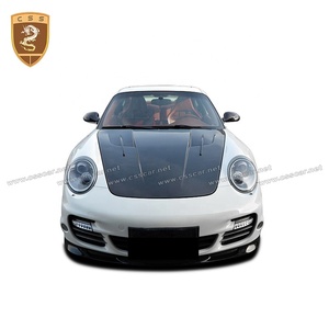 Più nuovo Mi-sha Stile 3K Tessuto In Fibra di Carbonio Cofano Motore di Un'auto Hood Scoop Copertura Per <span class=keywords><strong>Porsche</strong></span> <span class=keywords><strong>997</strong></span> - Product Image 1