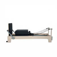 Fabricantes de Pilates, Cama de Entrenamiento con 6 Resortes, Profesional, Telescópica, Comercial, Reformer de Pilates de Madera