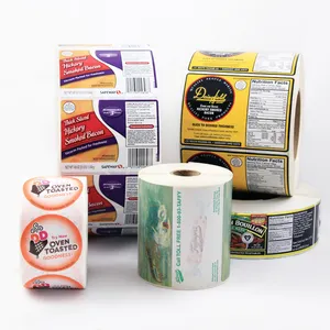 防水定制印刷乙烯基标志食品包装配料标签卷食品标签