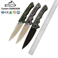 Couteau pliant S30V avec manche G10, couteau de poche S30V haute dureté, usinage CNC, logo personnalisé, vente en gros