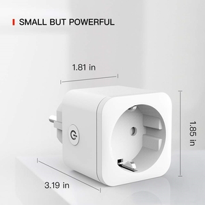 Eu Standard Wifi Smart Socket <b>Plug</b> Enclosure Alexa google Smart Wifi <b>Plug</b> with Energy Monitoring - Product Image 6