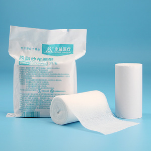 Venda de gasa médica estéril de 10 cm x 5 m para primeros auxilios y cuidado de heridas - Product Image 3
