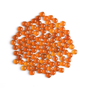 Gemas de Ágata Naranja Natural de Alta Calidad Enceradas/En Aceite, en Forma de Cabujón, para Joyería, Anillos, Gemas Sueltas al por Mayor - Product Image 1