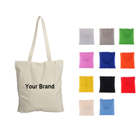 Sacs de courses en toile de coton rouge recyclables personnalisés en gros avec poignée d'épaule, portables, multicolores, pour épicerie et cadeaux, en stock