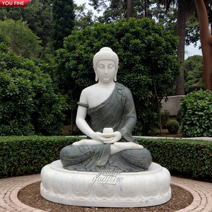 <span class=keywords><strong>Statua</strong></span> <span class=keywords><strong>di</strong></span> Buddha in marmo <span class=keywords><strong>di</strong></span> <span class=keywords><strong>pietra</strong></span> da giardino - Product Image 4