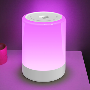 Lampe d'Ambiance Intérieure, Lumière d'Ambiance 3 Niveaux Blanc Chaud 5 Couleurs RGB, Lumières pour Chambre à Coucher, Veilleuse pour Lamparas <span class=keywords><strong>De</strong></span> Mesa <span class=keywords><strong>De</strong></span> Noche - Product Image 1