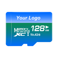 Tarjeta de Memoria Mini TF de Alta Velocidad Clase 10 U3 V30 A1 de 128 GB, Precio de Fábrica al por Mayor, Certificación CE FCC, Tarjetas TF SD para PS2 PS5