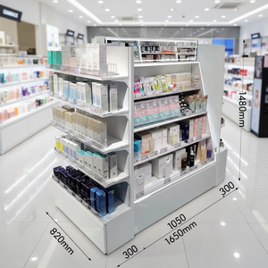 XINDE Groothandel Lichtgewicht Stalen Displayrekken voor Cosmetica Winkelschappen voor Cosmetica Winkelpresentatie - Product Image 3