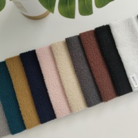 Tissu polaire tricoté 300 g/m² en peluche Teddy, chaud, multicolore, 100 % polyester, certifié Oeko-Tex Standard 100, vente en gros, personnalisable