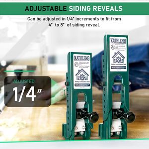 Verkleidungs-Montagewerkzeuge Verkleidungs-Montageset 5/16-Zoll Faserzement-Verkleidungen Überlappungswerkzeuge mit Einstellbarem Abstand, PC, 2er-Pack - Product Image 4