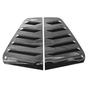Cubierta de Ventilación para Ventana Trasera de Volkswagen Golf 7, ABS Negro Mate, Negro Brillante, Textura de Carbono, 2014-2019, Instalación con Cinta Adhesiva - Product Image 4
