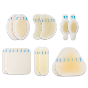 Pansements hydrocolloïdes Nakamori, différentes tailles, auto-adhésifs, pour le soin des ampoules au talon et au pied - Product Image 1