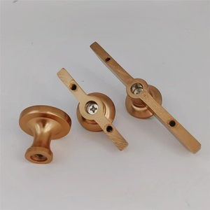 Modern Zinc Alloy Single Hole Furniture Cabinet Handle for Drawer Wardrobe Bathroom Cabinet - Product Image 3