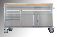 Armoire à outils en métal Heavy Duty 60 pouces 6 tiroirs Boîte à outils Armoire à outils à rouleaux