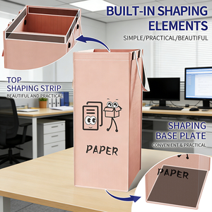 Contenedor de <span class=keywords><strong>Basura</strong></span> Plegable y Reutilizable para Clasificación Ecológica de Residuos, para Interiores y Exteriores, Grueso, Duradero, Portátil, Cubos de Almacenamiento - Product Image 4