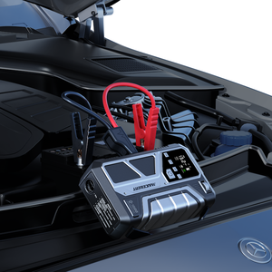 Arrancador de Coches/Camiones/Motocicletas Portátil Maxcellent, Batería de Litio Ferrofosfato de 12 V y 12800 mAh, Luz LED, Inflador de Neumáticos, Aspiradora - Product Image 2
