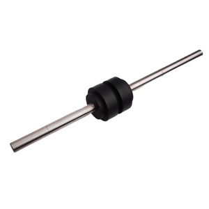 Rouleau en caoutchouc noir résistant à l'usure personnalisé, modèle GR801, pour distributeur de billets ATM, POS et industrie des machines - Product Image 1