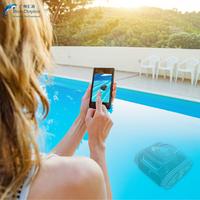 Robot Inalámbrico para Limpieza de Piscinas, Puede Limpiar el Fondo de la Piscina, Limpieza Totalmente Automática