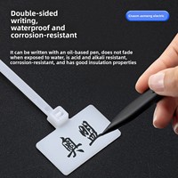 Attaches-câbles en nylon imprimées pour signalisation, marquage et gestion des câbles réseau, avec étiquettes de couleur pour regroupement