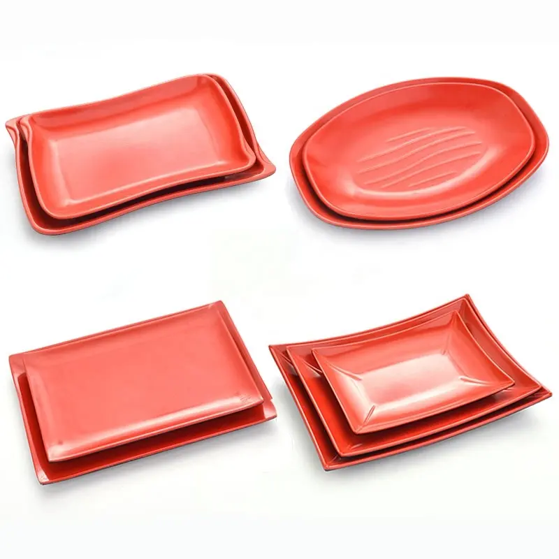 High Quality Dinnerware sets Dinner Plate Melamine Plates Oval Melamine Plates For Restaurant