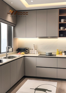 Placards de rangement personnalisés Homedge Armoires de <span class=keywords><strong>cuisine</strong></span> pour garde-manger Miroir à chaussures <span class=keywords><strong>balai</strong></span>-Collection d'armoires de <span class=keywords><strong>cuisine</strong></span> durables et élégantes - Product Image 3