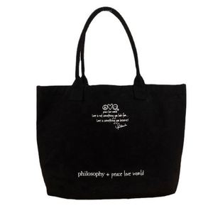 Bolsa de Hombro de Lona Impermeable con Logotipo Personalizado, Impresión por Transferencia Térmica, Bolsa de Compras Grande de Lona de Algodón con Cierre de Cremallera - Product Image 5