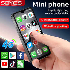 Smartphone Compatto di Alta Gamma Soyes F9 Pro <span class=keywords><strong>Max</strong></span>, Schermo HD IPS da 4,3 Pollici, 6GB RAM, 128GB ROM, Batteria da 2750mAh, Android 12, 4G - Product Image 4