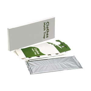 Pièges à <span class=keywords><strong>mites</strong></span> écologiques et non toxiques avec design rectangulaire en papier pour une protection et un nettoyage sûrs contre les nuisibles à la maison - Product Image 1