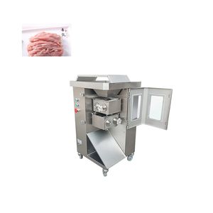 Machine à trancher et à déchiqueter la viande fraîche électrique à double lame en acier inoxydable, état neuf - Product Image 5