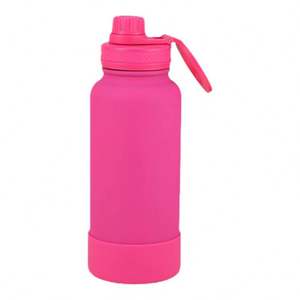 Vente en gros de bouteille d'eau numérique isolée de 22oz 32oz 40oz Bouteille d'eau intelligente en acier inoxydable magnétique avec support pour téléphone - Product Image 3