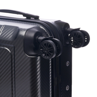 2024 personnalisable Logo chariot bagages Offre Spéciale étui rigide Durable ABS + PC Spinner roues TSA serrure résistant à l'eau poids léger