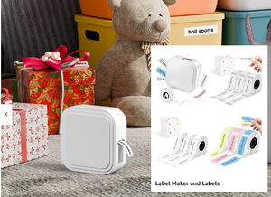 Nhãn <span class=keywords><strong>Maker</strong></span> D32 xách tay có thể sạc lại máy in nhãn với băng cho tổ chức lưu trữ với nhiều mẫu, máy nhãn - Product Image 2