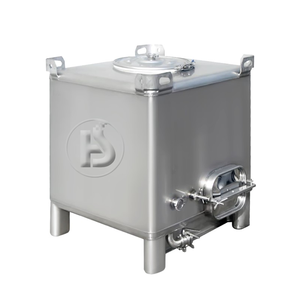 En stock, <span class=keywords><strong>moins</strong></span> <span class=keywords><strong>cher</strong></span>, réservoir de stockage en <span class=keywords><strong>acier</strong></span> inoxydable SUS 304 de 1000 L, réservoir IBC chimique avec cadre - Product Image 3