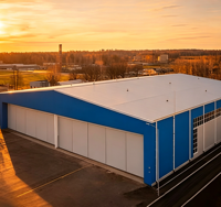 Fabricant expérimenté de structures en acier préfabriquées sur mesure pour ateliers industriels et entrepôts