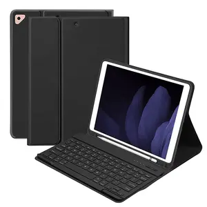 Detachable Bluetooth Keyboard Case for iPad 9th/8th/7th Gen 2021/2020/2019 & iPad Air 3 and Pro 10.5