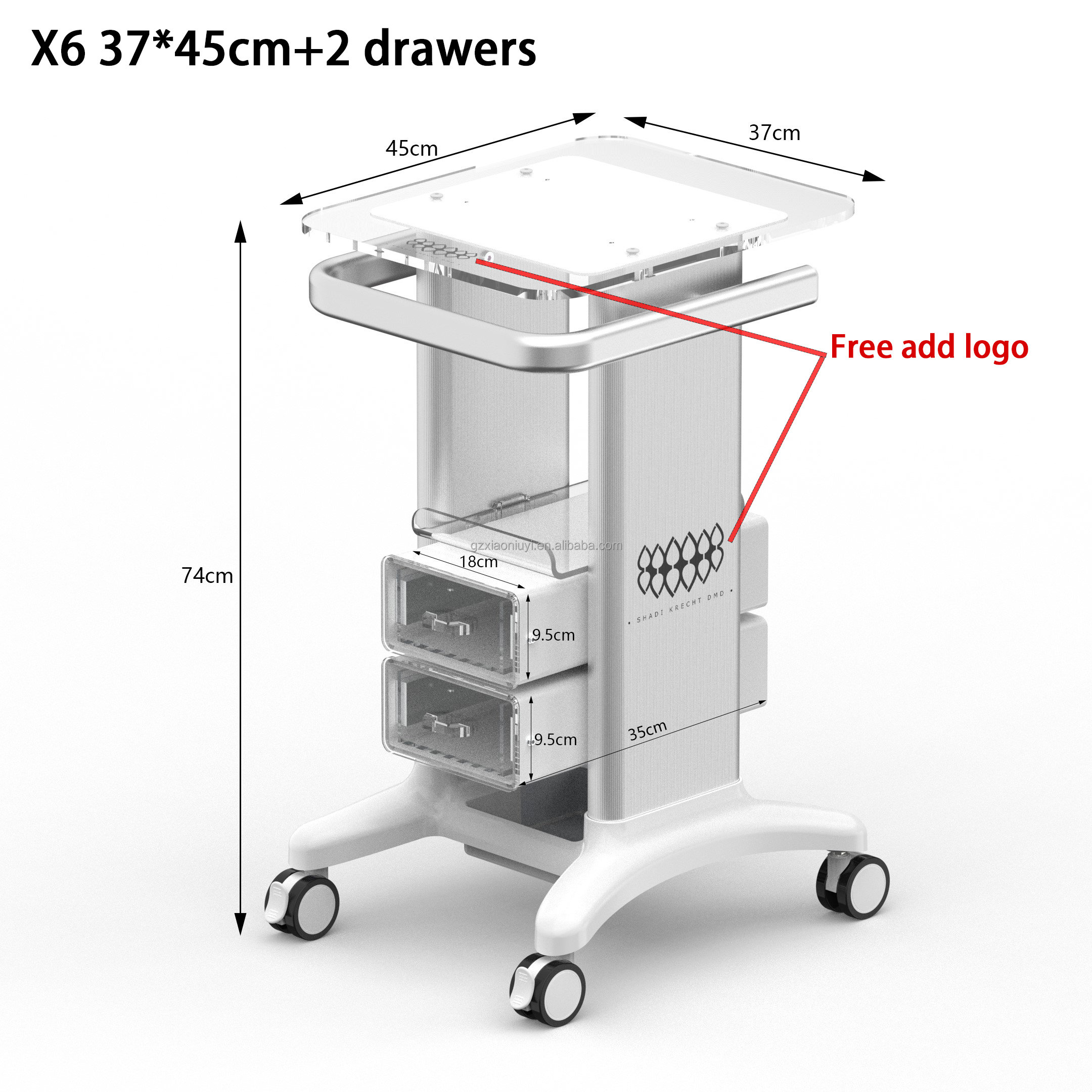 x6+2 drawers