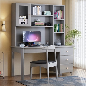 Student <strong>Computer</strong> <strong>Desk</strong> Bookshelf Integrated with Perforated Board for Home Office or Children's Learning <strong>Desk</strong> - Product Image 3