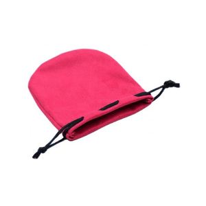 Sac à cordon rose en suède personnalisé avec logo pour bijoux, emballage cadeau – Grande Vente - Product Image 2