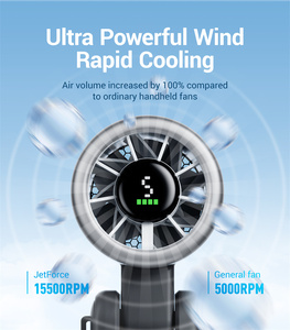 Diveblues <span class=keywords><strong>Mini</strong></span> Violent Turbo Handventilator USB-C Hochgeschwindigkeits-Ventilator Wiederaufladbar - Product Image 5