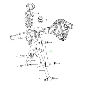 Tie Rod 52855800AF For Dodge <b>Ram</b> 1500 2009-2012 MacPherson Strut Suspension System - Product Image 4