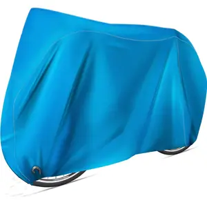 Capa de poliéster para bicicleta Oxford, bolsa extensível para bicicleta, à prova d'água e vento, com revestimento, toldo para moto