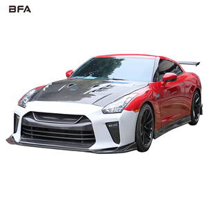 Paraurti Anteriore in Fibra di Carbonio Semi-Lavorata per Nissan GTR R35 Modelli dal <span class=keywords><strong>2008</strong></span> al <span class=keywords><strong>2019</strong></span> - Product Image 6