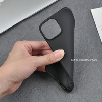 Prix usine noir étui en TPU mat anti-rayures anti-poussière étui de protection en TPU pour iPhone 14 Pro 14 Plus 14 Pro Max