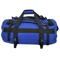 Sac de sport imperméable grande capacité 90L, sac d'équipement robuste avec bretelles de sac à dos pour la lutte contre les incendies, les secours, l'entraînement et le camping