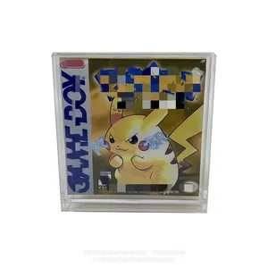 透明亚克力口袋妖怪第一印刷任天堂游戏男孩视频游戏展示柜