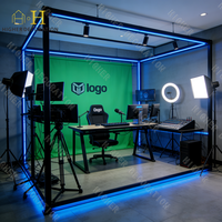Comptoir de bar élégant et ergonomique pour café, internet et jeux, avec mobilier de bar inclus