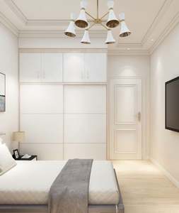 Armoire coulissante en bois moderne et durable pour la maison, les hôtels, la chambre à coucher, le placard à vêtements, usage général, meubles de maison - Product Image 1